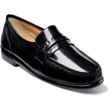 Bentley Moc Toe Slip On Nunn Bush Men's Bentley Moc Toe Leather Dress Slip On