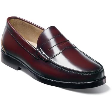 Baker Moc Toe Penny Loafer Nunn Bush Baker 84109 mens moc toe penny loafer shoes