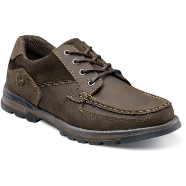 Nunn Bush Men's Plover Moc Toe Leather All-Terrain Comfort Oxford