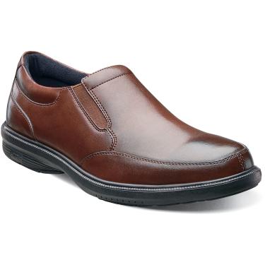 Madison Street Moc Toe Slip On Nunn Bush Men's Madison St. Moc Toe Leather Casual Slip On