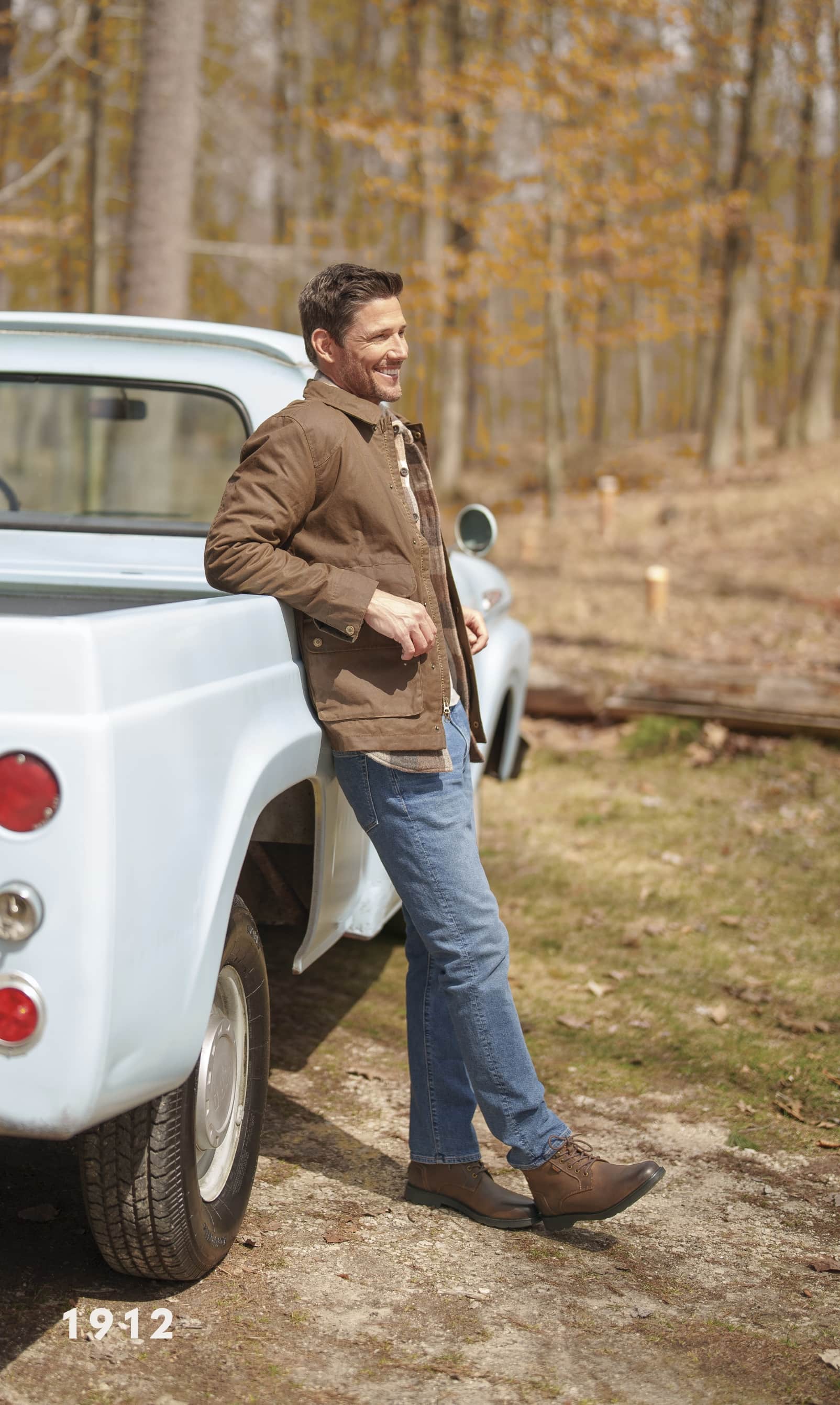 Shoes for Men view all category. Image features the 1912 lace up boot