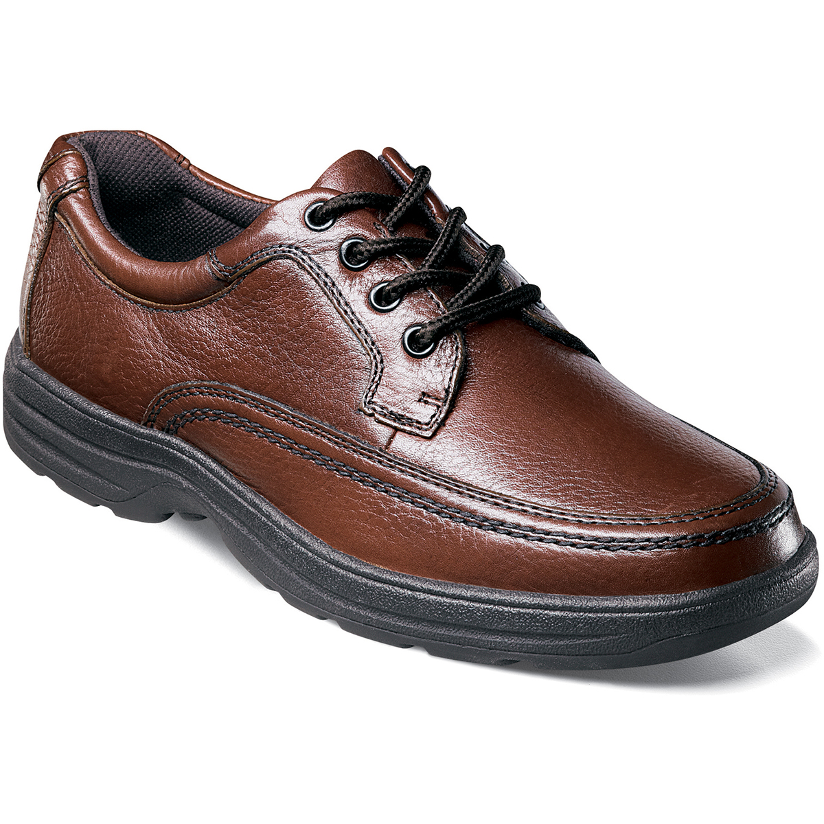 Men's Casual Shoes | Cognac Moc Toe Oxford | Nunn Bush Colton