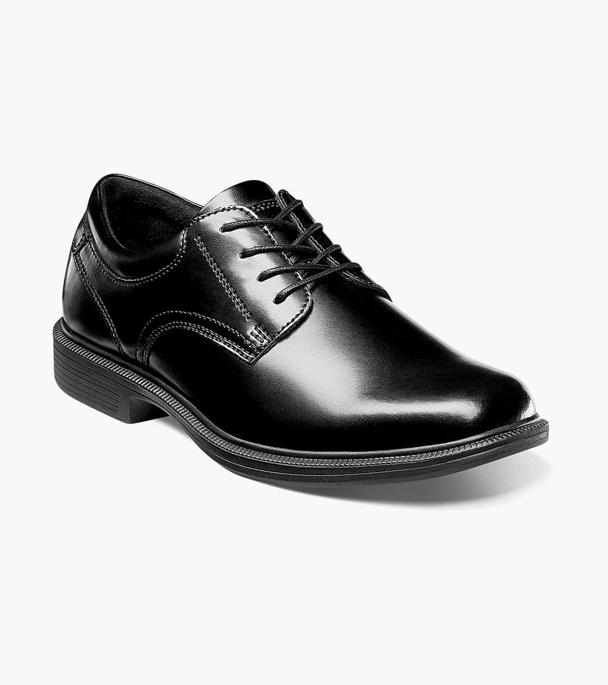 Nunn Bush Men's Baker Street Plain Toe Oxford Black 10 M