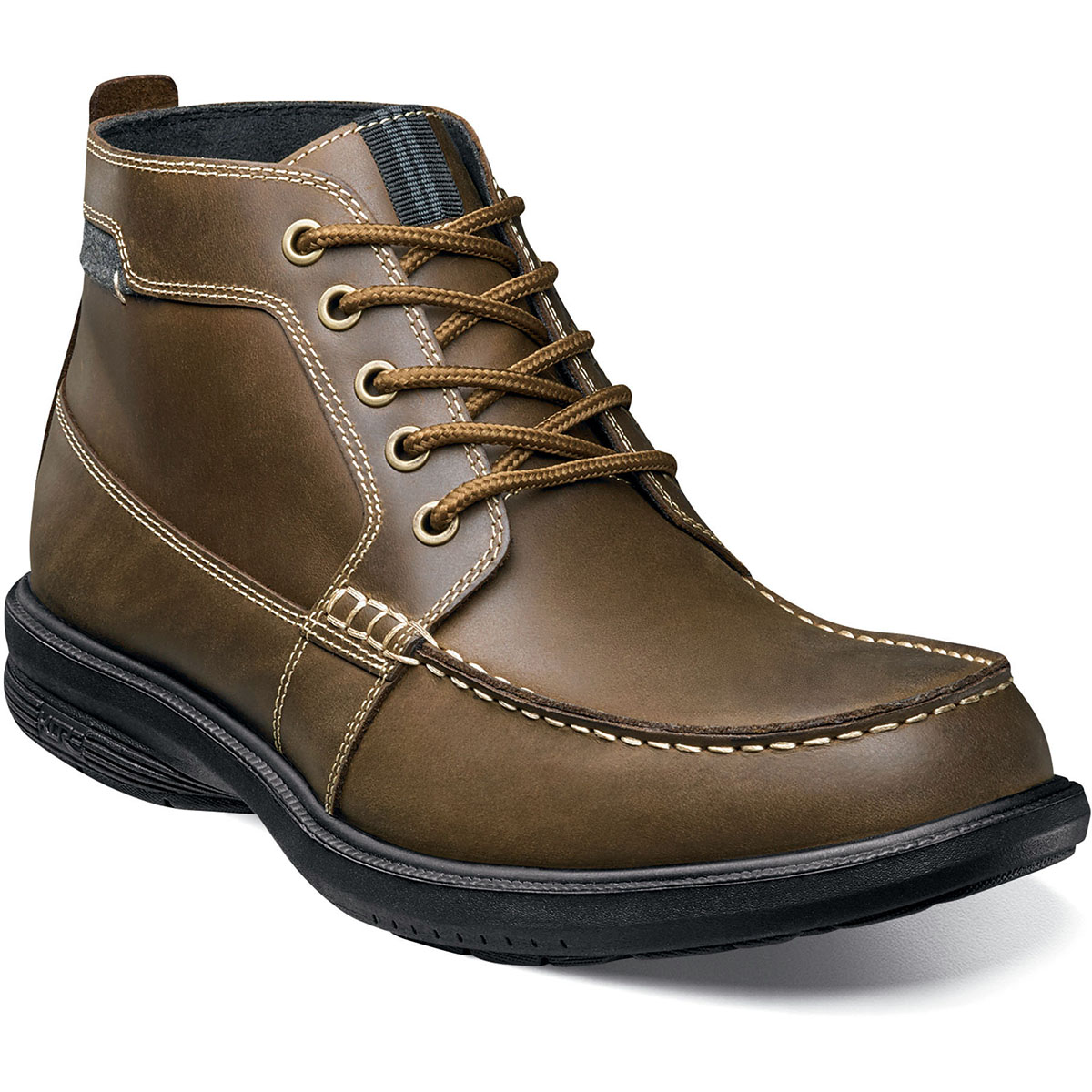 Men S Casual Shoes Tan Moc Toe Boot Nunn Bush Marley Street