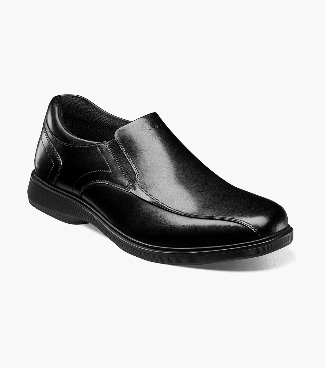 Nunn Bush Shoes KORE Pro Bike Toe Slip On Black Size 12