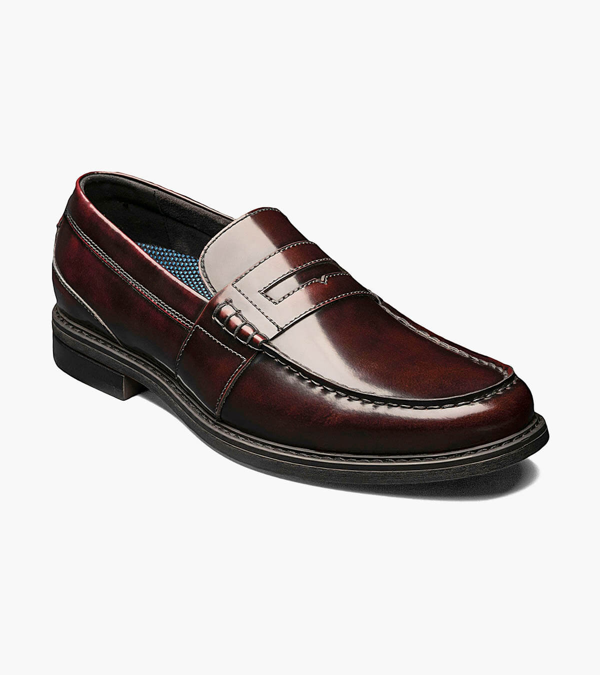 Onkel eller Mister Morgenøvelser Disse Lincoln Moc Toe Penny Loafer Men's Dress Shoes | Nunnbush.com