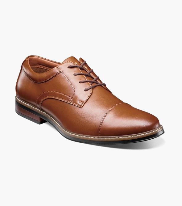 white christmas dresses Dress Shoe Cap Toe Oxford Bourbon Nicol D (Medium) / 14