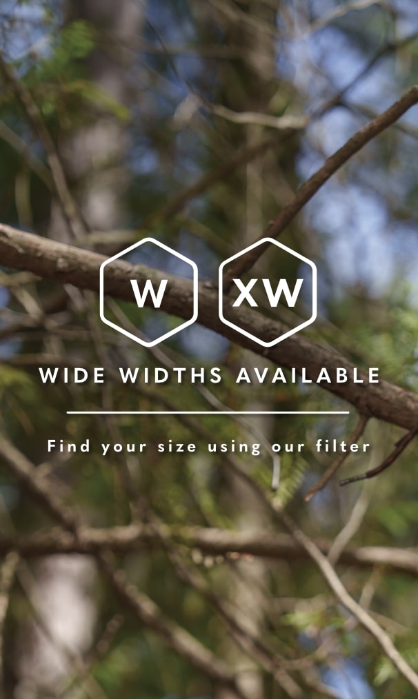 Extended Widths category. Wide widths are available! Find your size using our filter.