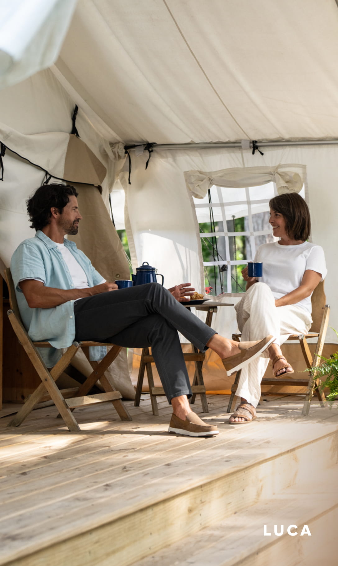  Image features the Luca Venetian loafer in stone.
