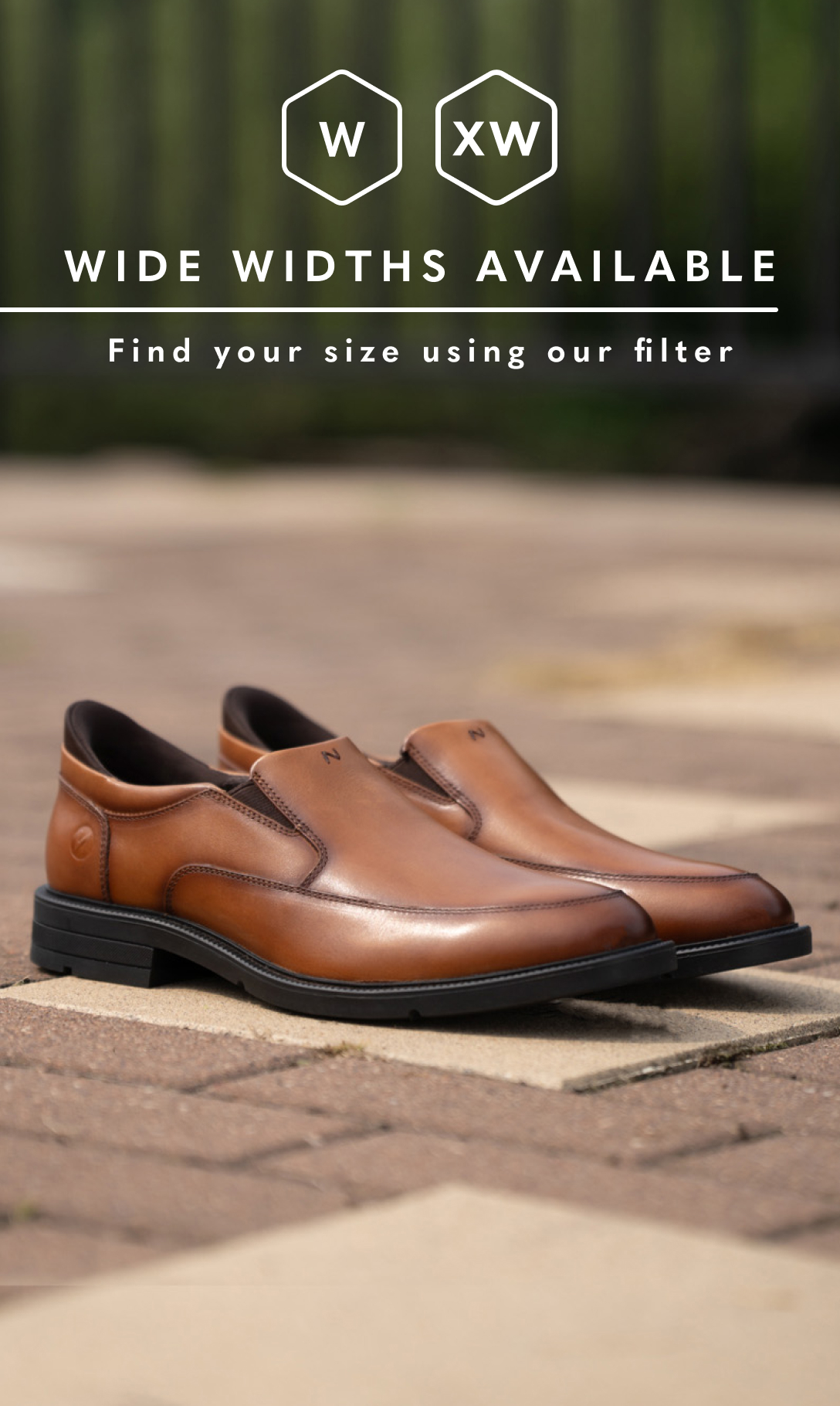 Extended Widths category. Wide widths are available! Find your size using our filter.