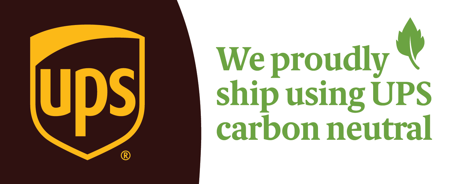 UPS Proudly Ships using UPS carbon neutral.