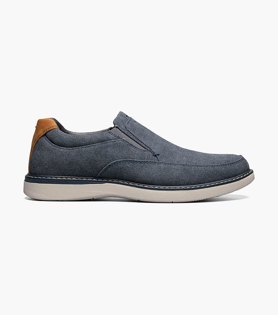 Bayridge Canvas Moc Toe Slip On Men’s Casual Shoes | Nunnbush.com