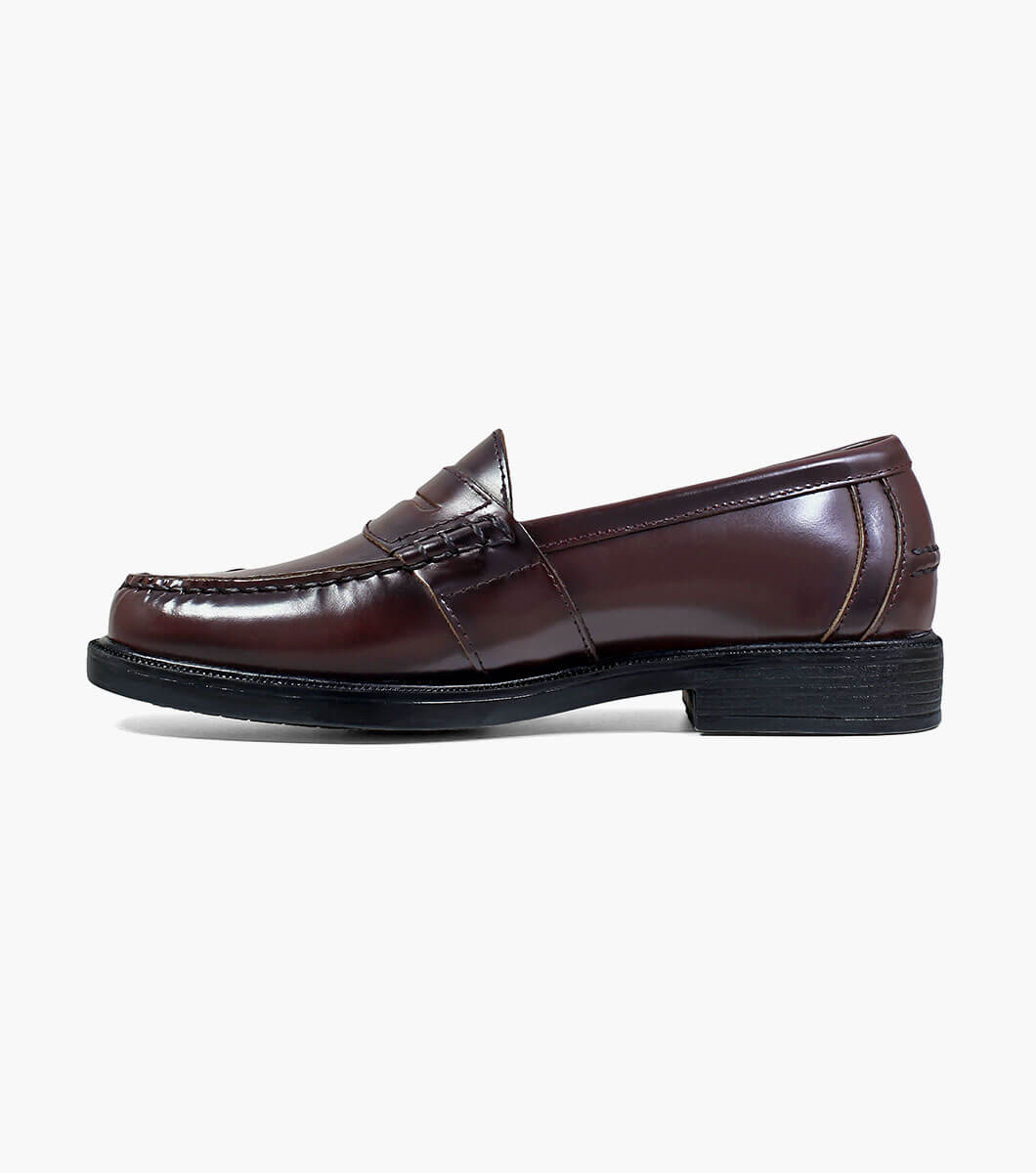 Lincoln Moc Toe Penny Loafer Men’s Dress Shoes | Nunnbush.com