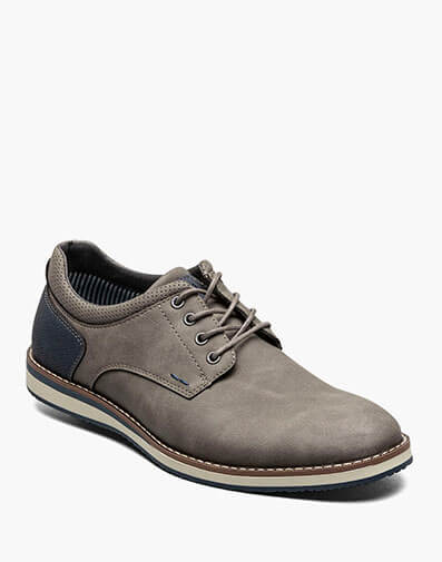 Hyde II Plain Toe Oxford in Gray for $80.00