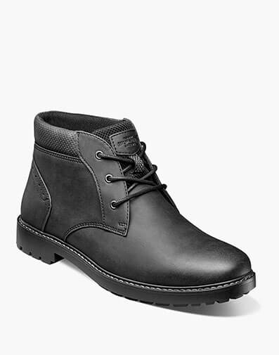 Delton Plain Toe Chukka Boot in Black for $95.00
