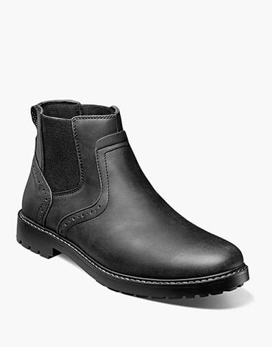 Delton Plain Toe Chelsea Boot in Black for $95.00