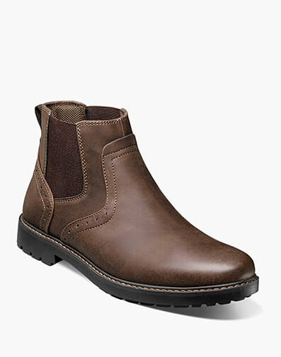 Delton Plain Toe Chelsea Boot in Brown for $95.00