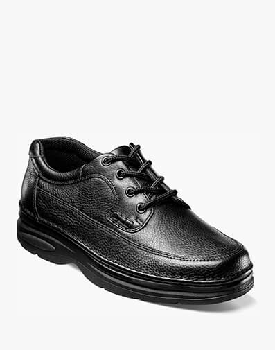 Cameron Moc Toe Oxford in Black Tumbled for $74.95