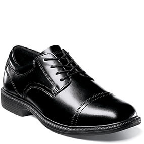 The featured product is the Beale Street Cap Toe Lace Up in Black.