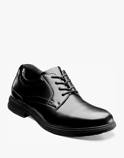 Sherman Plain Toe Oxford in Black for $85.00