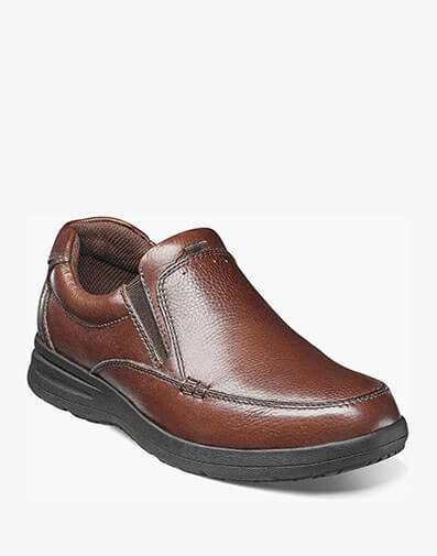 Cam Moc Toe Slip On in Cognac Tumbled for $74.95