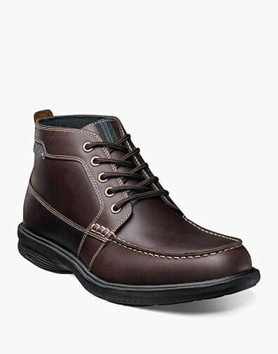 Marley Street Moc Toe Boot in Burgundy for $44.90