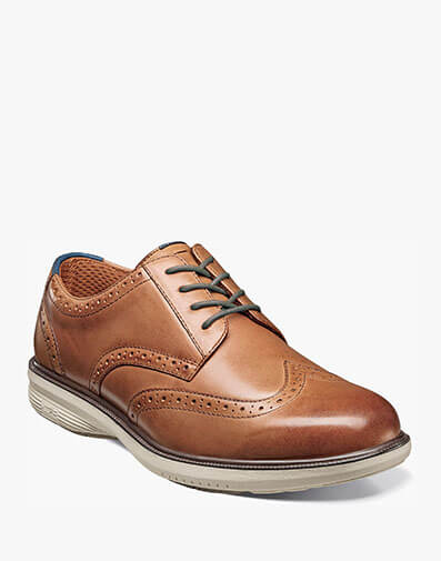 Maclin Street Wingtip Oxford in Camel Multi for $59.90