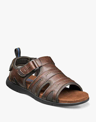 Rio Grande Open Toe Fisherman Sandal Tan