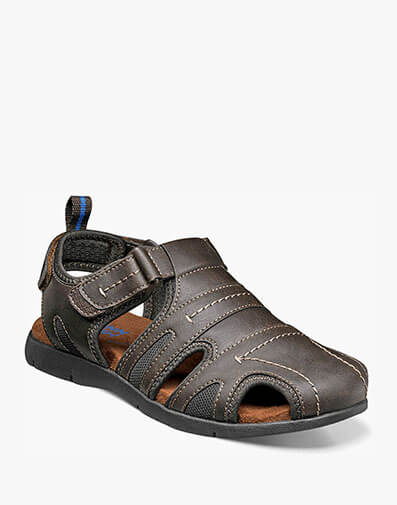 Rio Grande Closed Toe Fisherman Sandal in Brown for $39.90