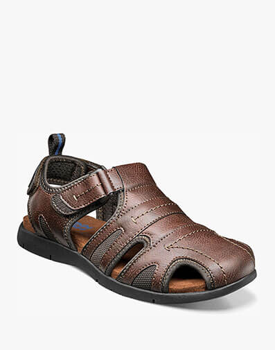 Rio Grande Closed Toe Fisherman Sandal Tan