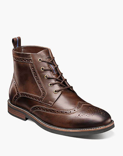 Odell Wingtip Boot in Brown CH for $84.95