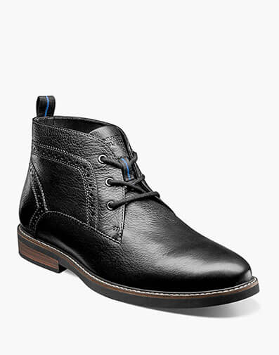 Ozark Plain Toe Chukka Boot in Black Tumbled for $69.90