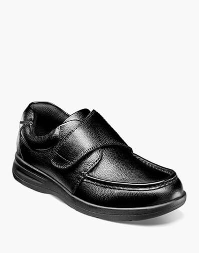 Cam Moc Toe Strap in Black Tumbled for $74.90