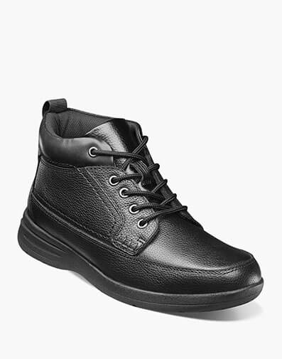 Cam Moc Toe Boot in Black Tumbled for $110.00