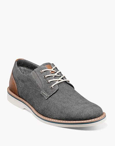 Barklay Canvas Plain Toe Oxford in Gunmetal for $54.95