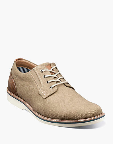 Barklay Canvas Plain Toe Oxford in Khaki for $54.95