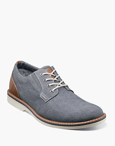 Barklay Canvas Plain Toe Oxford in Blue Denim for $54.95