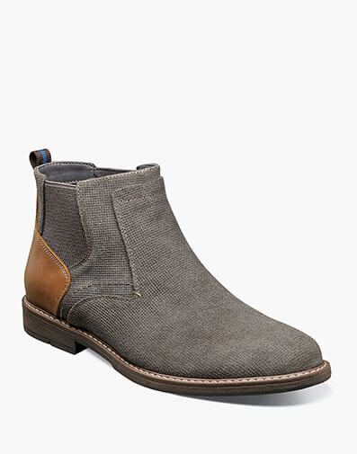 Fuse Plain Toe Chelsea Boot in Gray for $74.90