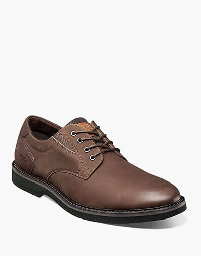Denali Waterproof Plain Toe Oxford Dark Brown