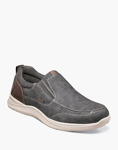 Conway Canvas Moc Toe Slip On in Gunmetal for $44.95
