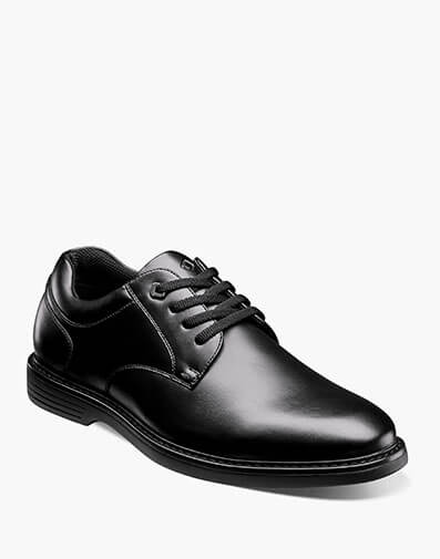 Wade Work Plain Toe Oxford in Black for $75.00