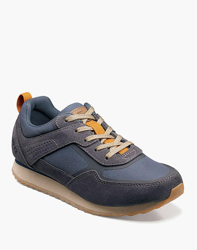 Tempo U-Throat Moc Toe Sneaker in Navy Multi for $49.90