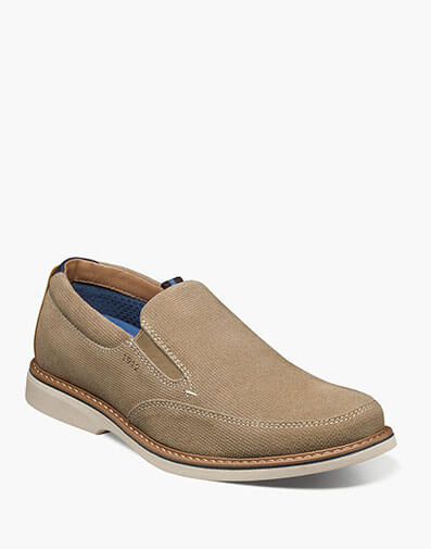 Otto Moc Toe Slip On in Stone for $100.00