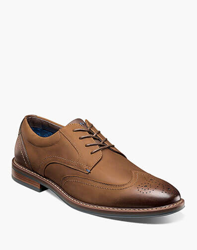 Centro Flex Wingtip Oxford in Brown CH for $39.90
