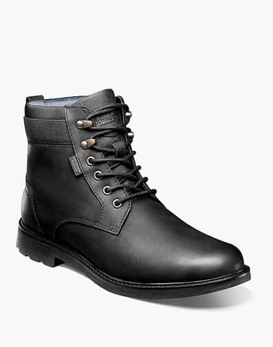 1912 Plain Toe Boot in Black Waxy for $115.00