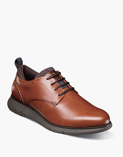Stance Plain Toe Oxford in Cognac for $90.00
