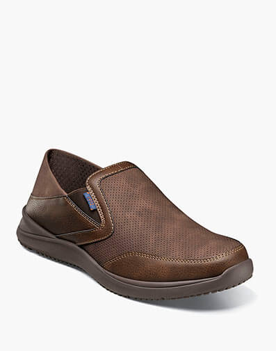 Conway EZ Moc Toe Slip On in Brown for $49.95