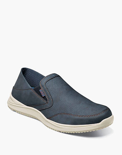 Conway EZ Moc Toe Slip On in Navy Multi for $49.95
