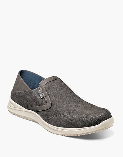 Conway EZ Canvas Moc Toe Slip On Gunmetal