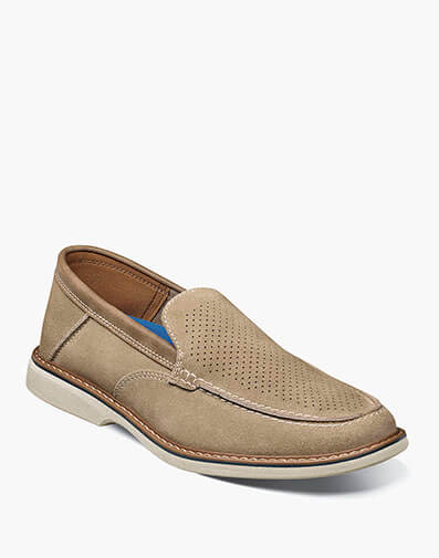 Otto EZ Moc Toe Slip On in Stone for $29.90